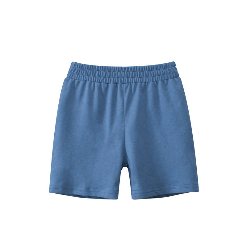 Solid Color Kids Capri Shorts