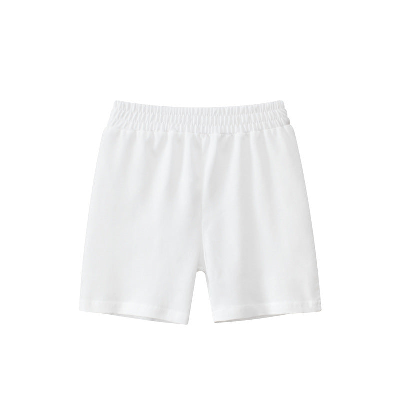 Solid Color Kids Capri Shorts