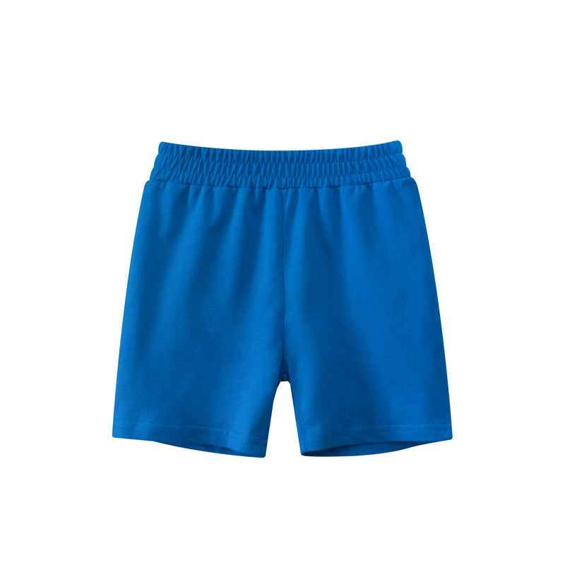 Solid Color Kids Capri Shorts