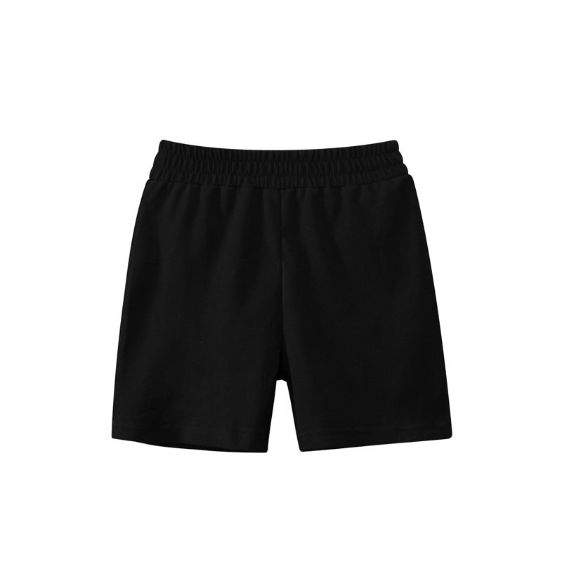 Solid Color Kids Capri Shorts